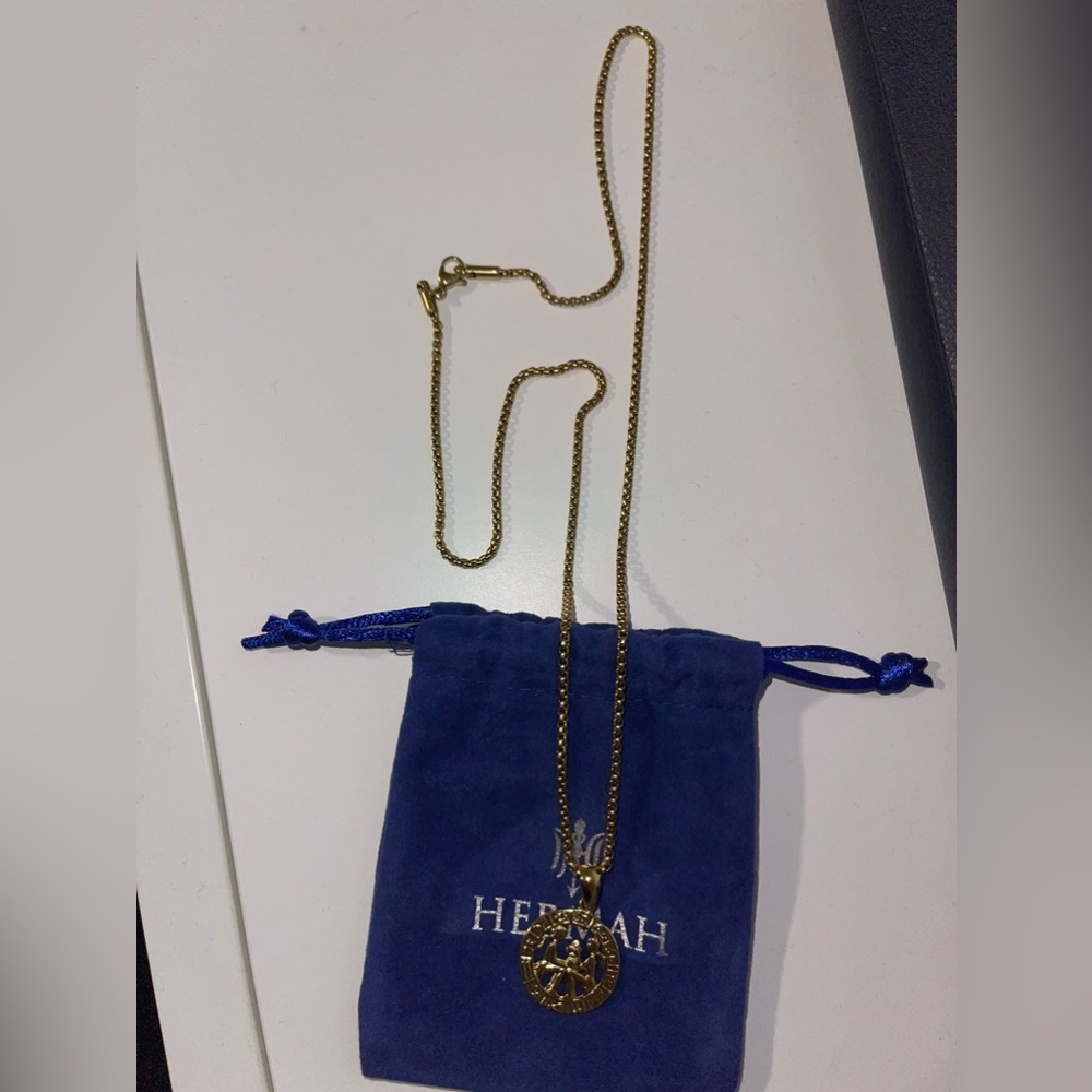 Gold plated gemini necklace ♊️ - Picture 2 of 4